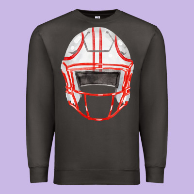 Football Helmet Fa Element Premium Sweatshirt Designed By Fadigitalartstudio