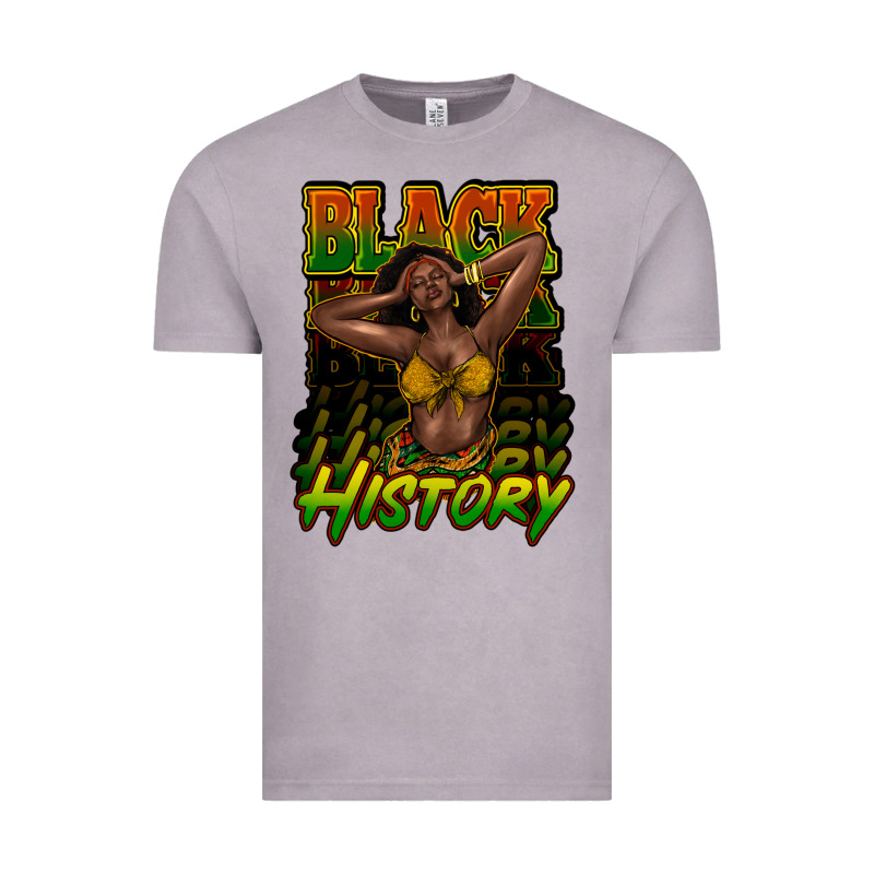 Black History Afro Woman Vintage Tee by NancyCooperArtShop | Teevron