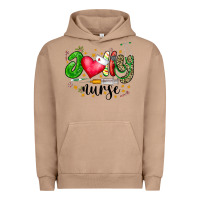 Pigment Burro Jolly Nurse Black Urban Hoodie - CowhideDigitalArt