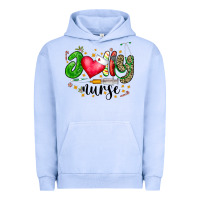 Pigment Grape Ice Jolly Nurse Black Urban Hoodie - CowhideDigitalArt
