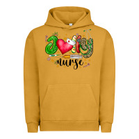 Pigment Peanut Butter Jolly Nurse Black Urban Hoodie - CowhideDigitalArt