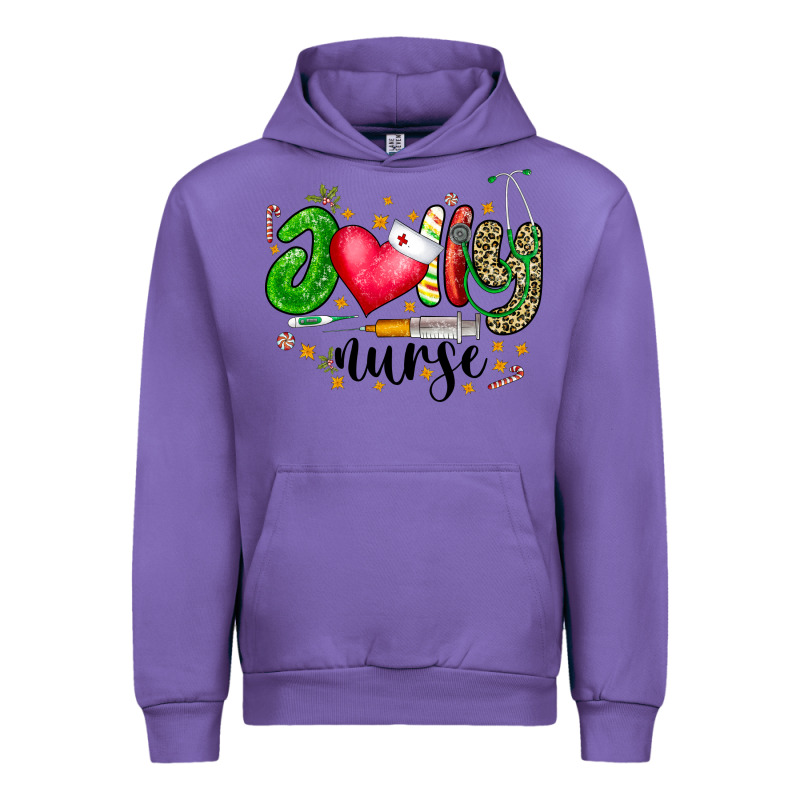 Jolly Nurse Black Urban Hoodie by CowhideDigitalArt | Teevron