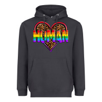 Smoke lgbt pride human Heavyweight Hoodie - OliviaCreatesArt