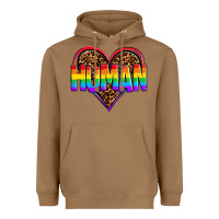 Toasted Coconut lgbt pride human Heavyweight Hoodie - OliviaCreatesArt