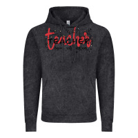 Vintage Black christmas teacher Vintage Hoodie - MaliasSmallBusiness