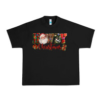 Black Howdy Christmas Santa Urban Heavy Tee - NancyCooperArtShop