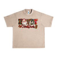 French Oak Howdy Christmas Santa Urban Heavy Tee - NancyCooperArtShop