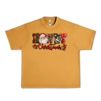 Peanut Butter Howdy Christmas Santa Urban Heavy Tee - NancyCooperArtShop