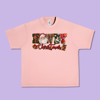 Howdy Christmas Santa Urban Heavy Tee Designed By Nancycooperartshop