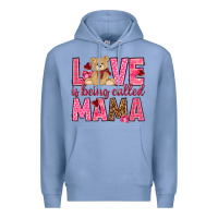 Love Is Being Called Mama Mother's Day Premium Hoodie | Teevron