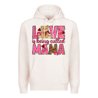 Pale Pink Love is being called mama mother's day Premium Hoodie - HowdyJamesFarm