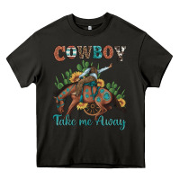 Asphalt cowboy take me away rodeo Heavy Core Tee - Artiststas
