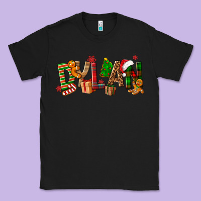 Personalized Christmas Themed Classic Tee Designed By Nancycooperartshop