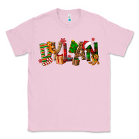 Bubblegum Pink Personalized Christmas Themed Classic Tee - NancyCooperArtShop