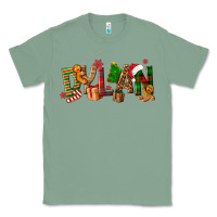 Sage Personalized Christmas Themed Classic Tee - NancyCooperArtShop