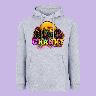 Softball Granny Heavyweight Hoodie Designed By Oliviacreatesart
