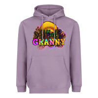 Lavender softball granny Heavyweight Hoodie - OliviaCreatesArt