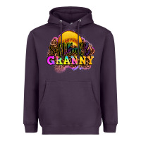 Plum softball granny Heavyweight Hoodie - OliviaCreatesArt