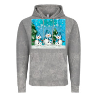 Cloud Rock snowman Vintage Hoodie - MaliasSmallBusiness
