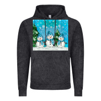 Vintage Arctic snowman Vintage Hoodie - MaliasSmallBusiness