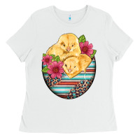 White hatched egg easter chicks Ladies Tee - Artiststas