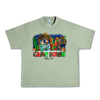 Oil Green Love Came  Down Luke 2 11 Urban Heavy Tee - MaliasSmallBusiness