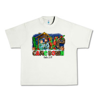 Pistachio Love Came  Down Luke 2 11 Urban Heavy Tee - MaliasSmallBusiness