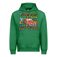 Emerald Just a Girl Small Town Autism Urban Hoodie - CowhideDigitalArt