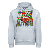 Heather Grey Just a Girl Small Town Autism Urban Hoodie - CowhideDigitalArt
