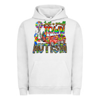 Pigment Lunar Rock Just a Girl Small Town Autism Urban Hoodie - CowhideDigitalArt