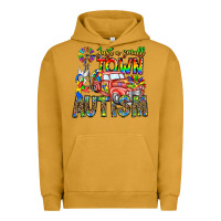 Pigment Peanut Butter Just a Girl Small Town Autism Urban Hoodie - CowhideDigitalArt