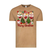 Vintage Camel merry christmas wine and cocktails Vintage Tee - MaliasSmallBusiness