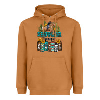 Meerkat shoulda been a cowgirl Heavyweight Hoodie - OliviaCreatesArt