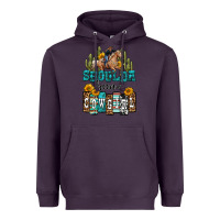 Plum shoulda been a cowgirl Heavyweight Hoodie - OliviaCreatesArt