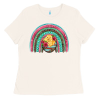 Bone hatched egg easter chicks rainbow Ladies Tee - Artiststas