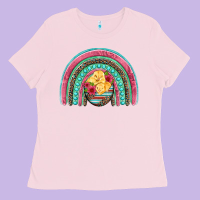 Hatched Egg Easter Chicks Rainbow Ladies Tee Designed By Artiststas
