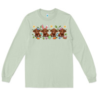 Matcha easter day baby heifers Long Sleeve Tee - Artiststas