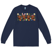 Navy easter day baby heifers Long Sleeve Tee - Artiststas