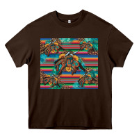 Bucking Bronco Serape Turquoise Heavy Core Tee | Teevron