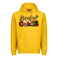 Lemon Grandma claus with christmas gift sock mother's Premium Hoodie - HowdyJamesFarm