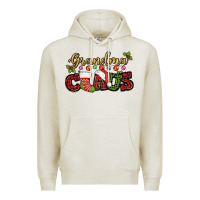 Grandma Claus With Christmas Gift Sock Mother's Premium Hoodie | Teevron