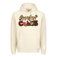 Sandshell Grandma claus with christmas gift sock mother's Premium Hoodie - HowdyJamesFarm