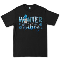 Black winter vibes gnome Premium Tee - JahusDesignShop