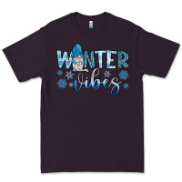Plum winter vibes gnome Premium Tee - JahusDesignShop