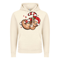 Vintage Artic cute christmas sloth Vintage Hoodie - MaliasSmallBusiness