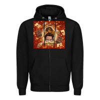 Black wizard head mom Zipper Hoodie - TumblerDesignByShophia