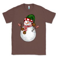 Chestnut Snowman Classic Tee - NancyCooperArtShop