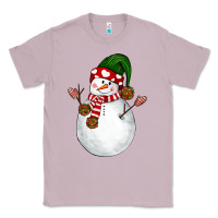 Lilac Snowman Classic Tee - NancyCooperArtShop