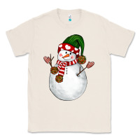 Natural Snowman Classic Tee - NancyCooperArtShop