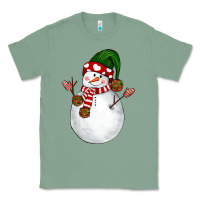 Sage Snowman Classic Tee - NancyCooperArtShop